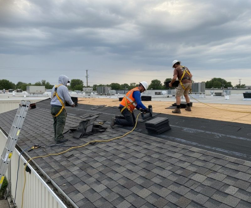 Damaged Roof Replacement in Alexandria, VA