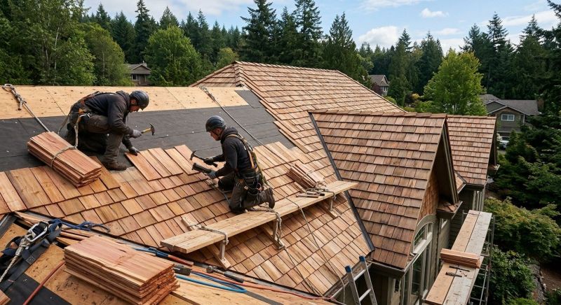 Wood Roofing Installation in Alexandria, VA